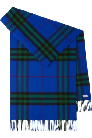 Burberry Vintage Check fringe-detailing scarf