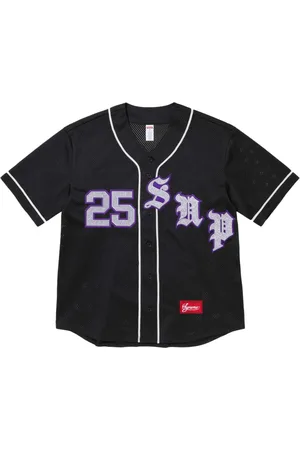 Supreme Old English "SS 25 - " baseball jersey