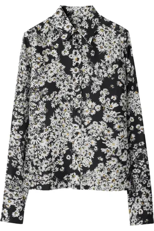 Burberry Daisy-print silk shirt
