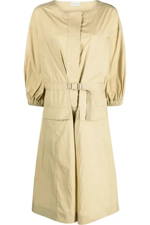 Moncler Belted waist midi dress