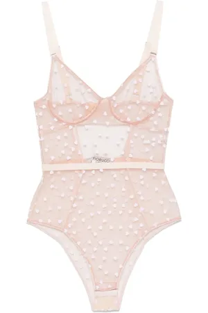 Fiorucci Heart-print bodysuit