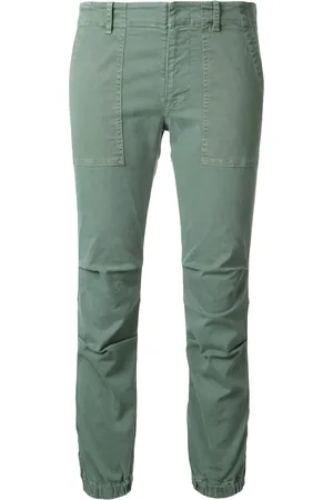 NILI LOTAN Elasticated hem cropped trousers