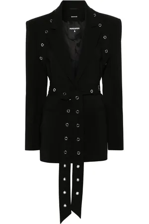 Patrizia Pepe Eyelet-detailing blazer