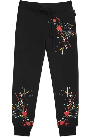 Philipp Plein Paint splatter-print trousers