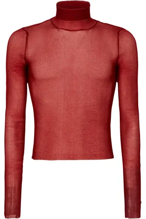 GCDS Celluloid semi-sheer top