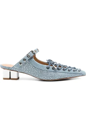 Ganni 35mm Oleatex mules
