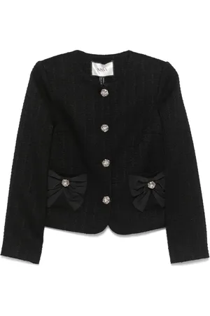 NISSA Bow-detail jacket
