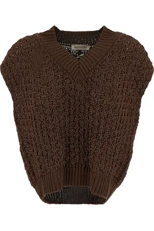 GENTRYPORTOFINO Sleeveless knitted vest