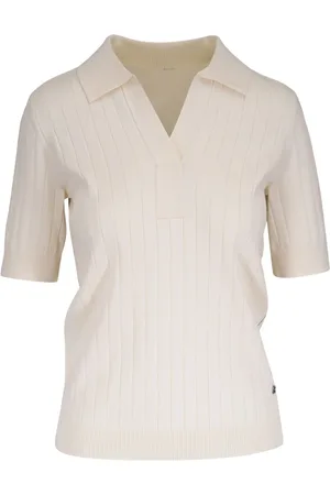 Bogner Ribbed-knit polo shirt