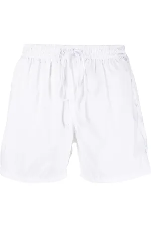 FEDELI Logo-print swim shorts