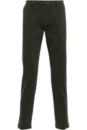 BRIGLIA Cotton chino trousers