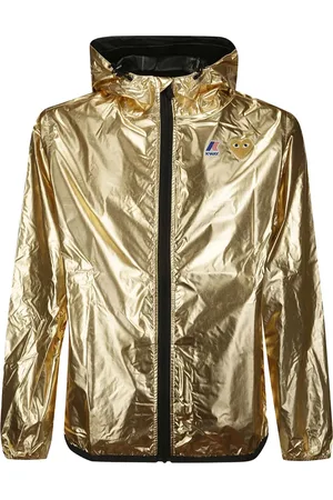 Comme des Garçons X K-Way Heart-patch hooded jacket
