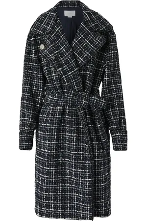 GENNY Double-breasted tweed coat