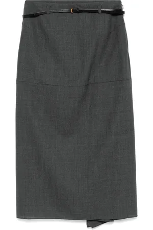 Less Rolled hem skirt