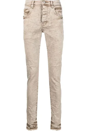 Purple Brand Stretch-cotton mid-rise jeans