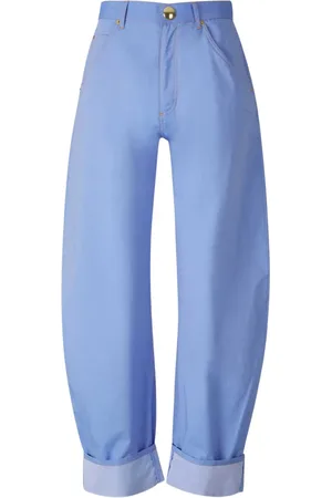 DARKPARK Folded-edge tapered trousers