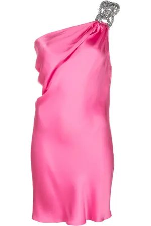 Stella McCartney Falabella crystal-chain minidress