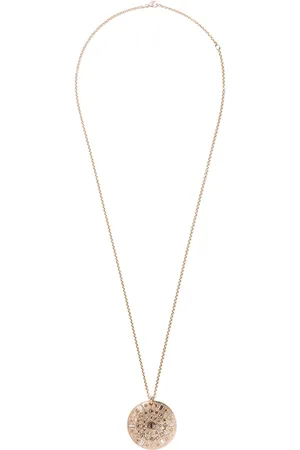 De Beers 18kt rose gold Talisman 10 Medal diamond necklace