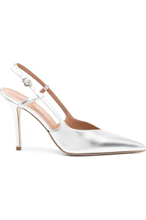 LELLA BALDI 100mm metallic pumps