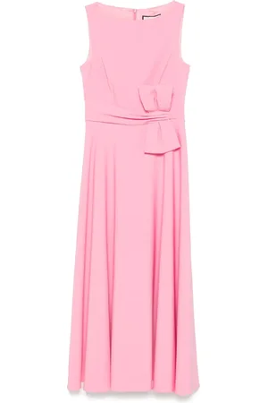 NISSA Bow-detail midi dress