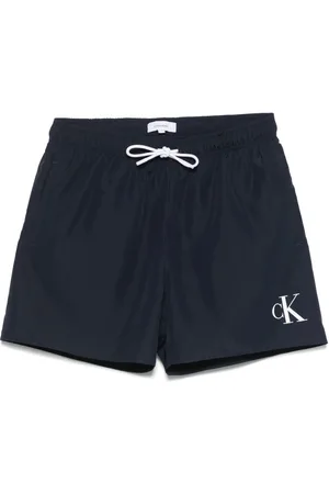 Calvin Klein Drawstring-waist swim shorts
