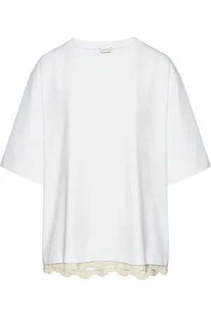 MAGDA BUTRYM Lace-trimmed T-shirt