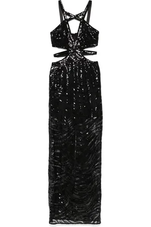 Roberto Cavalli Paillette-embellished maxi dress
