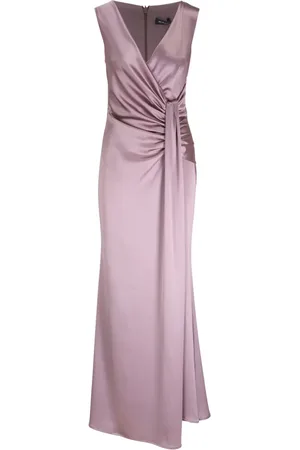 Kiton Gathered-detailed maxi dress