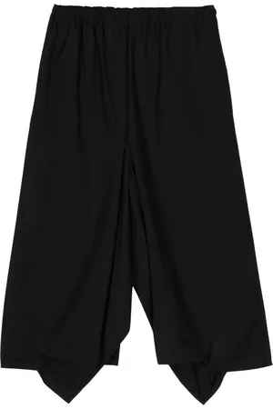Comme des Garçons Wool drop-crotch trousers