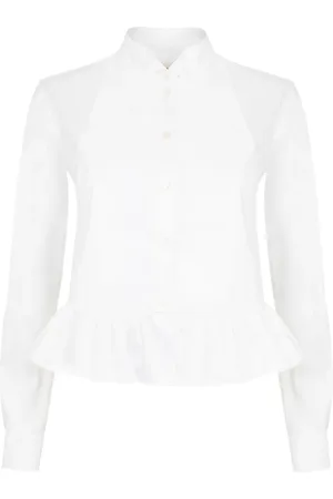 TEMPERLEY LONDON June peplum-detail shirt