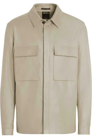 Ermenegildo Zegna Oasi linen overshirt