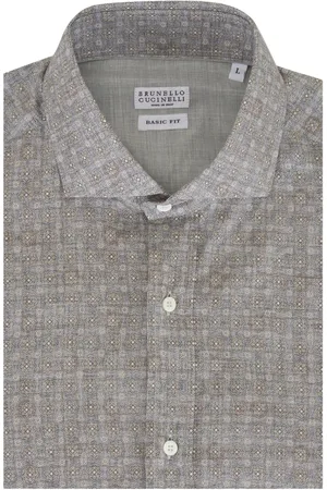 Brunello Cucinelli Mosaic-print shirt