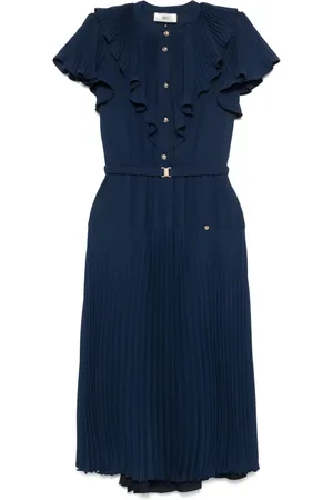 NISSA Pleated midi dress