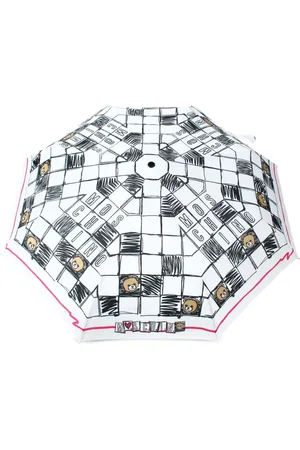 Moschino Checkerboard-print umbrella