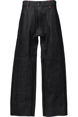 WALTER VAN BEIRENDONCK Logo-print jeans