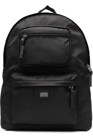 Dolce & Gabbana Logo-embroidered zip-up backpack