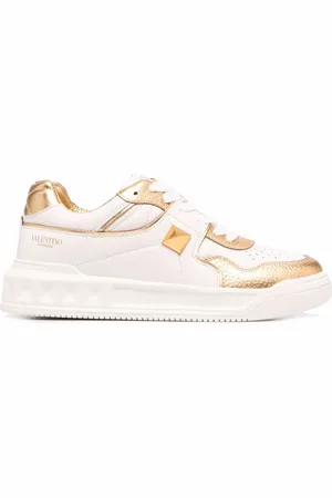 VALENTINO GARAVANI Logo-print lace-up sneakers