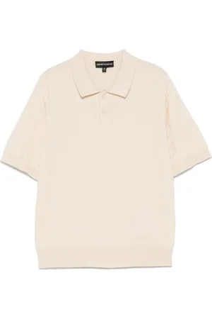 Emporio Armani Logo-jacquard polo shirt