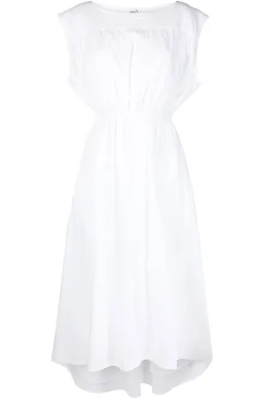 Totême Asymmetric midi dress