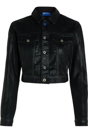 Karl Lagerfeld Washed-effect denim jacket