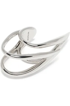 MUGLER V polished-finish ring