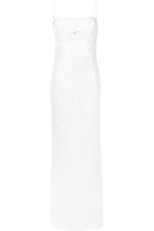 Retrofete Landy floral-lace long dress
