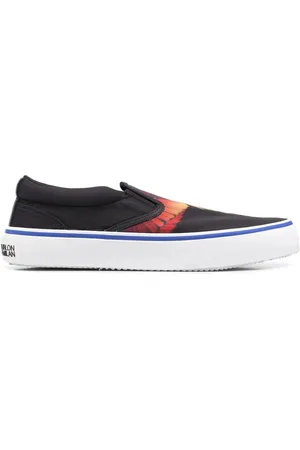 MARCELO BURLON Wings-print slip-on sneakers