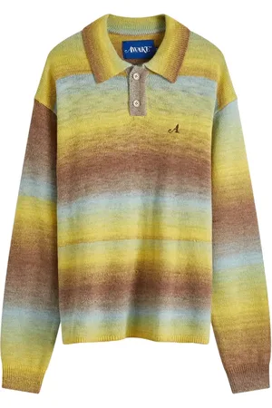 AWAKE NY Polo-collar sweater