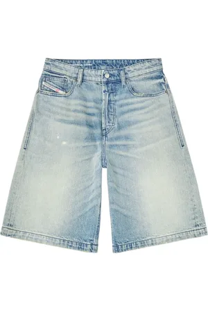 Diesel De-Sire light-wash denim shorts