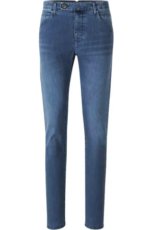 Incotex Stretch-cotton straight jeans