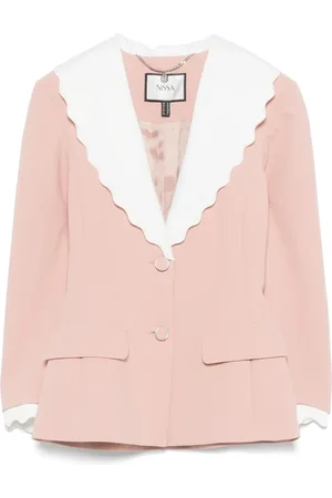 NISSA Scalloped-lapels blazer