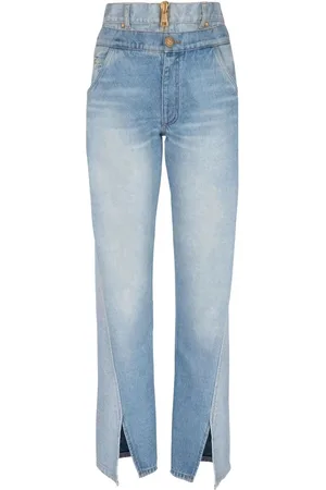Balmain High-rise straight jeans