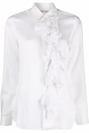 Comme des Garçons 1990s ruffle appliqué shirt