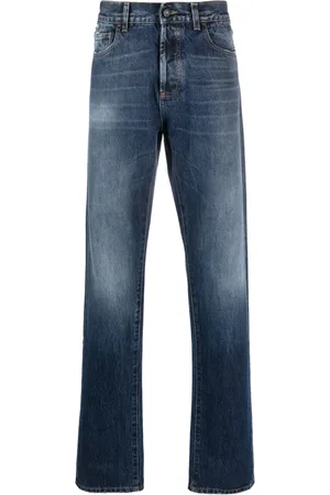 A-cold-wall* Vintage-wash straight-leg jeans